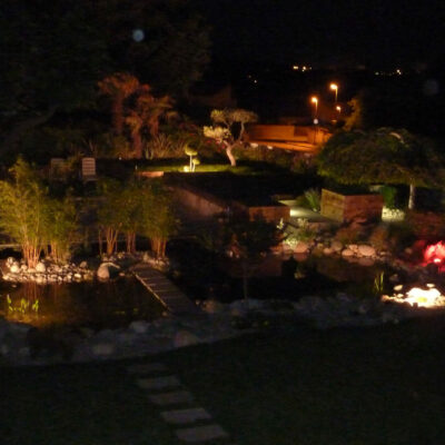 éclairage jardin paysagiste ardèche