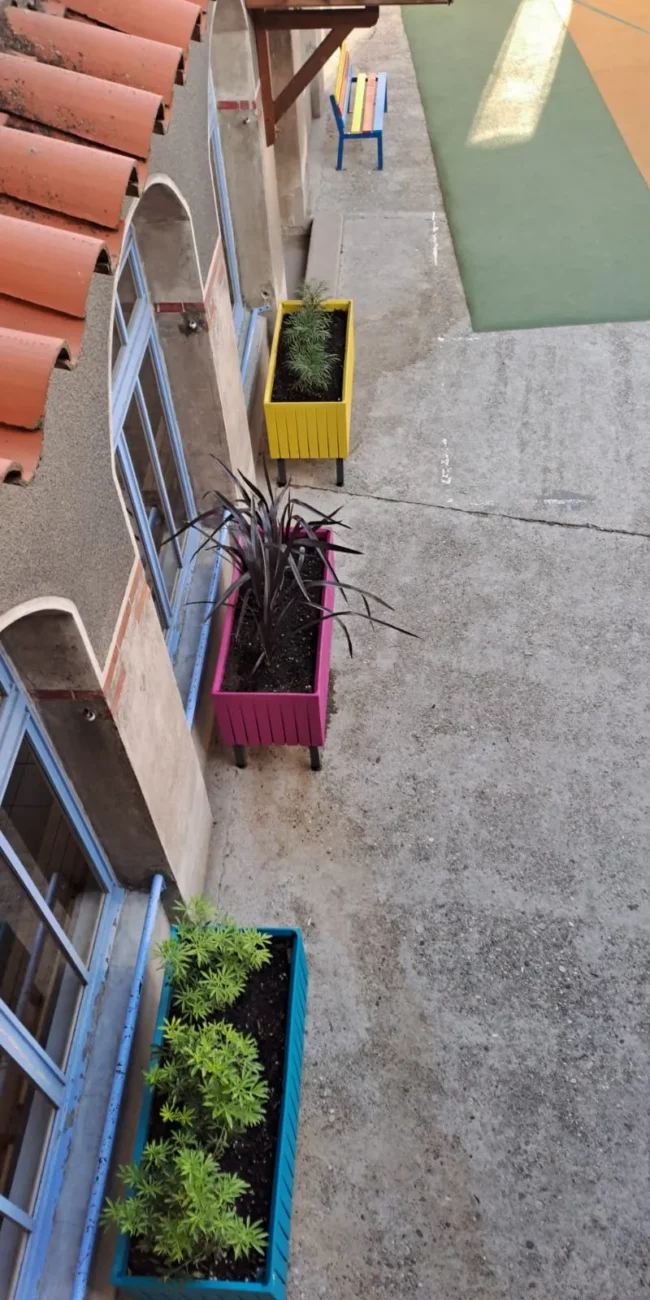 Bacs pédagogique dans une école pour une solution collectivités