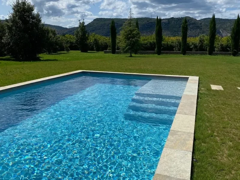 Margelles piscine