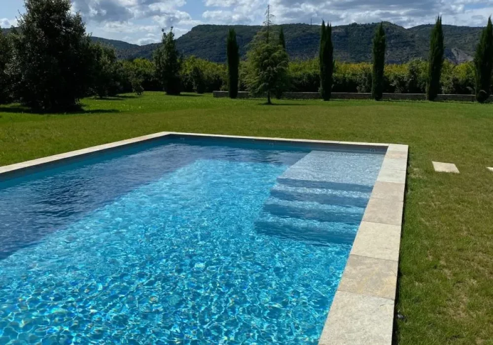 Margelles piscine