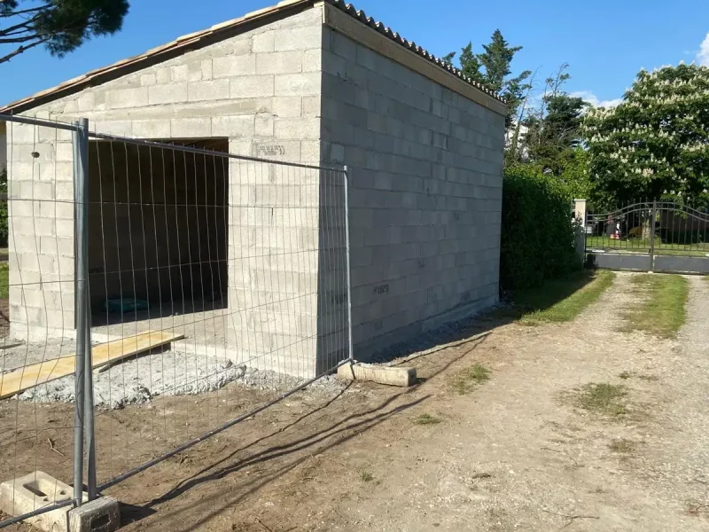 Création d'abris maçonné
