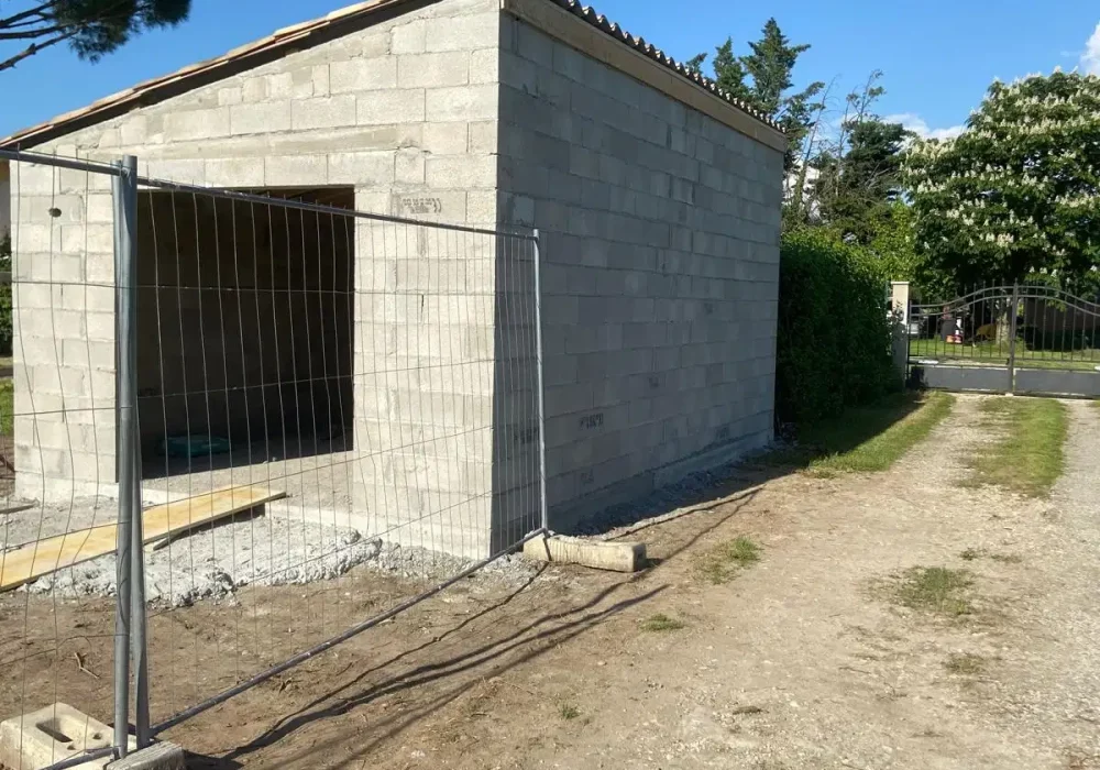 Création d'abris maçonné