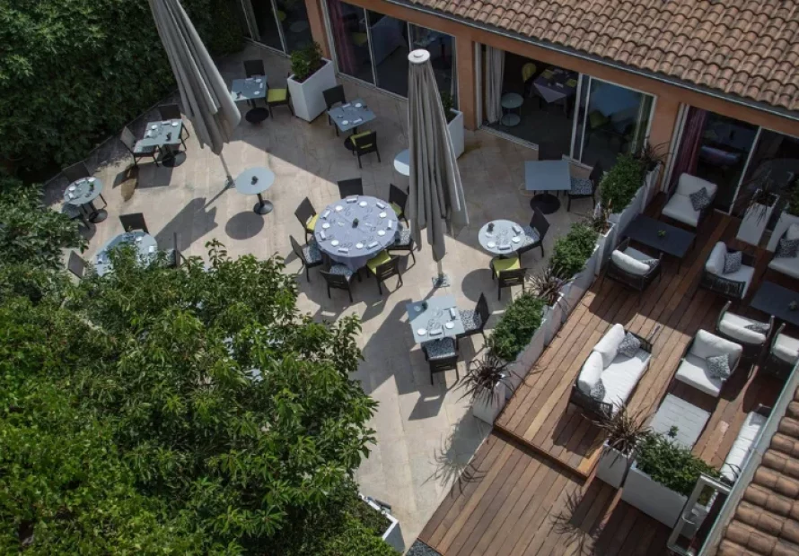 Aménagement avec une ambiance jardin partagé