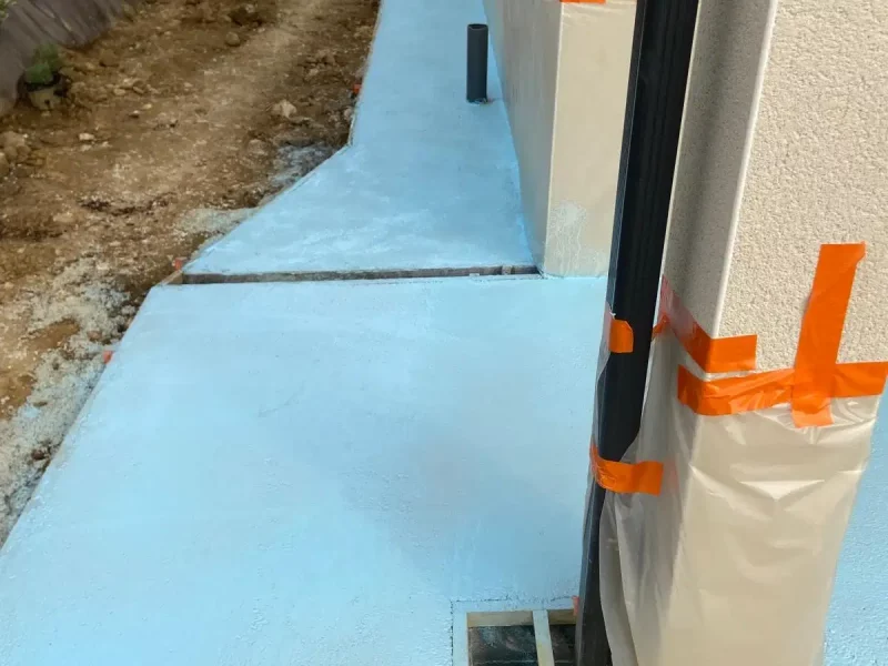 Coffrage d'un béton